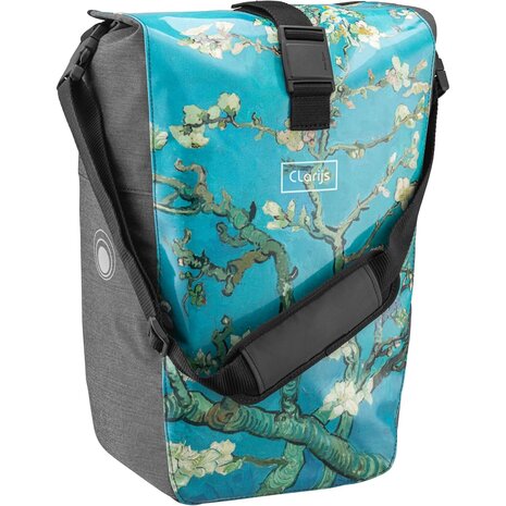 Clarijs Enkele Fietstas Solobag 24L Van Gogh almond blossom Clarijs Enkele Fietstas Solobag 24L Van Gogh almond blossom