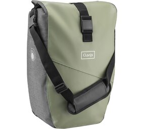 Clarijs Enkele Fietstas Solobag 24L olijf-grijs Clarijs Enkele Fietstas Solobag 24L olijf-grijs