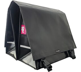 Clarijs Dubbele Fietstas XL PVC 46L zwart Clarijs Dubbele Fietstas XL PVC 46L zwart