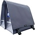 Dubbele Fietstas XL PVC 46L met uitsparing matt grijs Dubbele Fietstas XL PVC 46L met uitsparing matt grijs