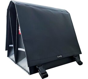 Clarijs Dubbele Fietstas XL PVC 46L matt zwart Clarijs Dubbele Fietstas XL PVC 46L matt zwart