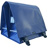 Clarijs Dubbele Fietstas XL PVC  46L donkerblauw