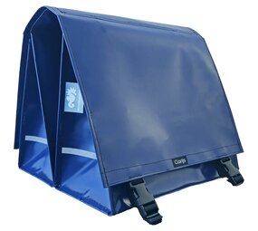 Clarijs Dubbele Fietstas XL PVC  46L donkerblauw Clarijs Dubbele Fietstas XL PVC  46L donkerblauw