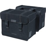 Basil Dubbele Fietstas Kavan Eco Classic zwart 68L