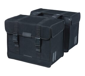 Basil Dubbele Fietstas Kavan Eco Classic zwart 68L Basil Dubbele Fietstas Kavan Eco Classic zwart 68L