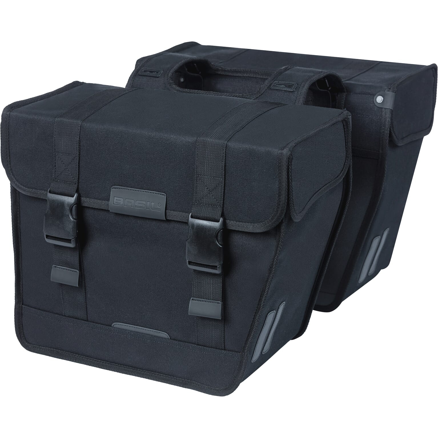 Dubbele Fietstas Kavan Eco Classic Rounded zwart 46L