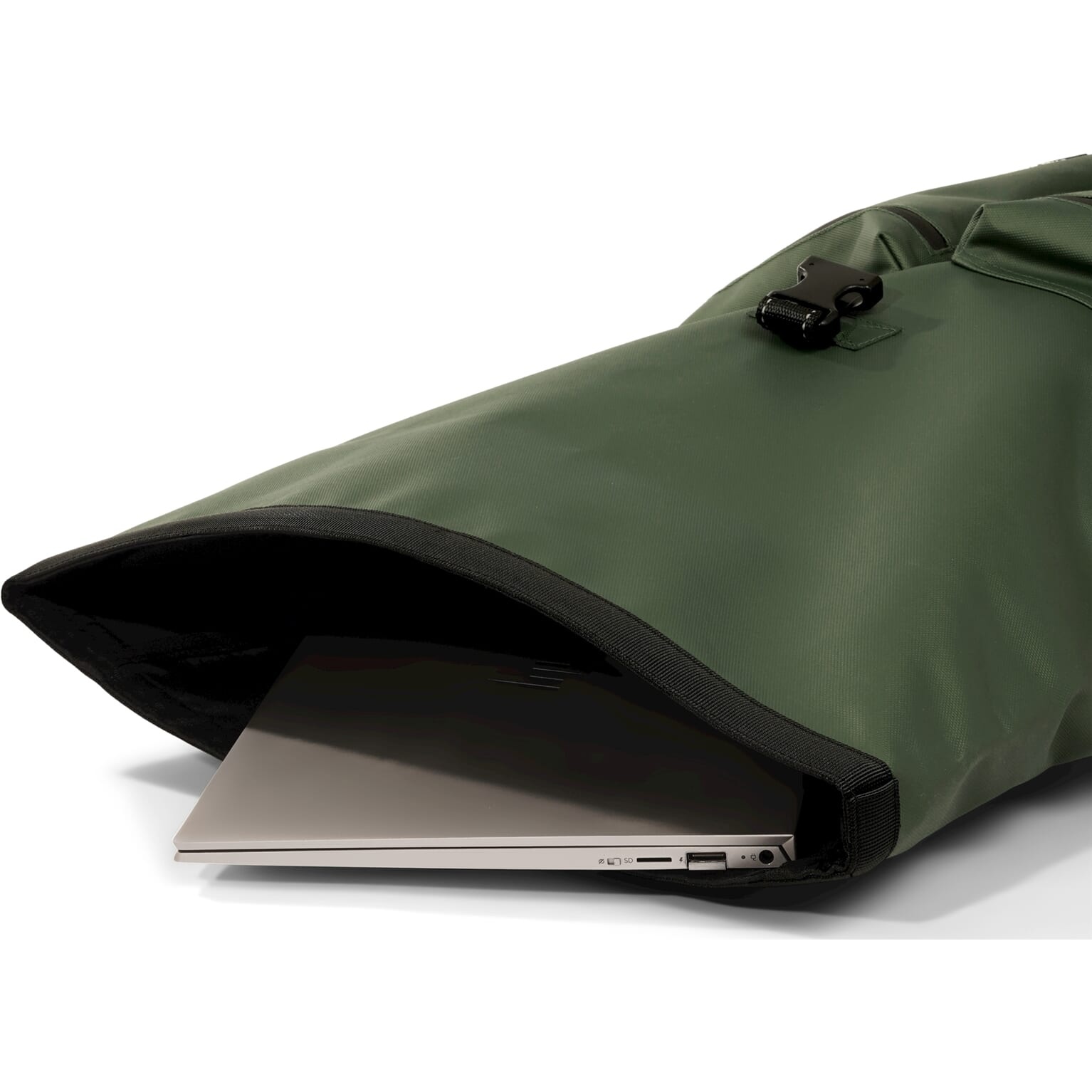 rolltop backpack 20L recycled groen