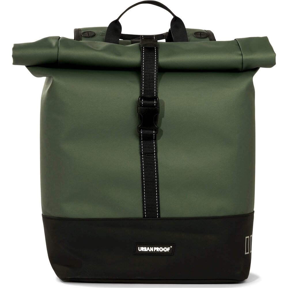 URBAN PROOF double rolltop bag 38L recycled groen URBAN PROOF double rolltop bag 38L recycled groen
