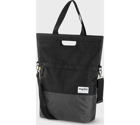 URBAN PROOF shoppertas 20L recycled zwart grijs URBAN PROOF shoppertas 20L recycled zwart grijs