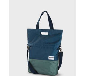 URBAN PROOF shoppertas 20L recycled blauw groen URBAN PROOF shoppertas 20L recycled blauw groen