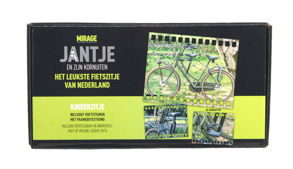 Zadel op buis Damesfiets Jantje en zijn Kornuiten