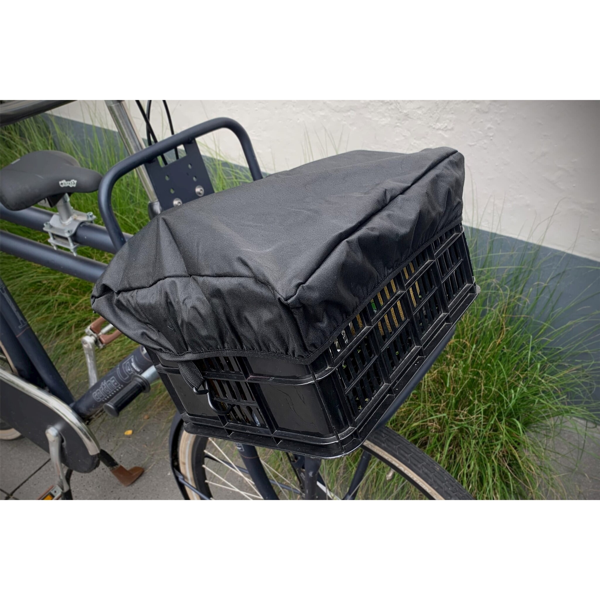 Fietskrat Hoes Zwart Medium 45 X 35 cm