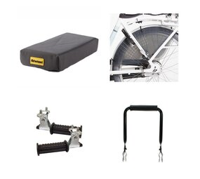 Niet verkeerd Fietskussen Grijs pakket