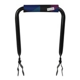 Hooodie Rugsteun zwart met Colored Triangles rugkussentje