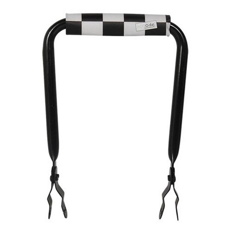 Hooodie Rugsteun Rugleuning zwart met Black Checkers rugkussentje Hooodie Rugsteun Rugleuning zwart met Black Checkers rugkussentje