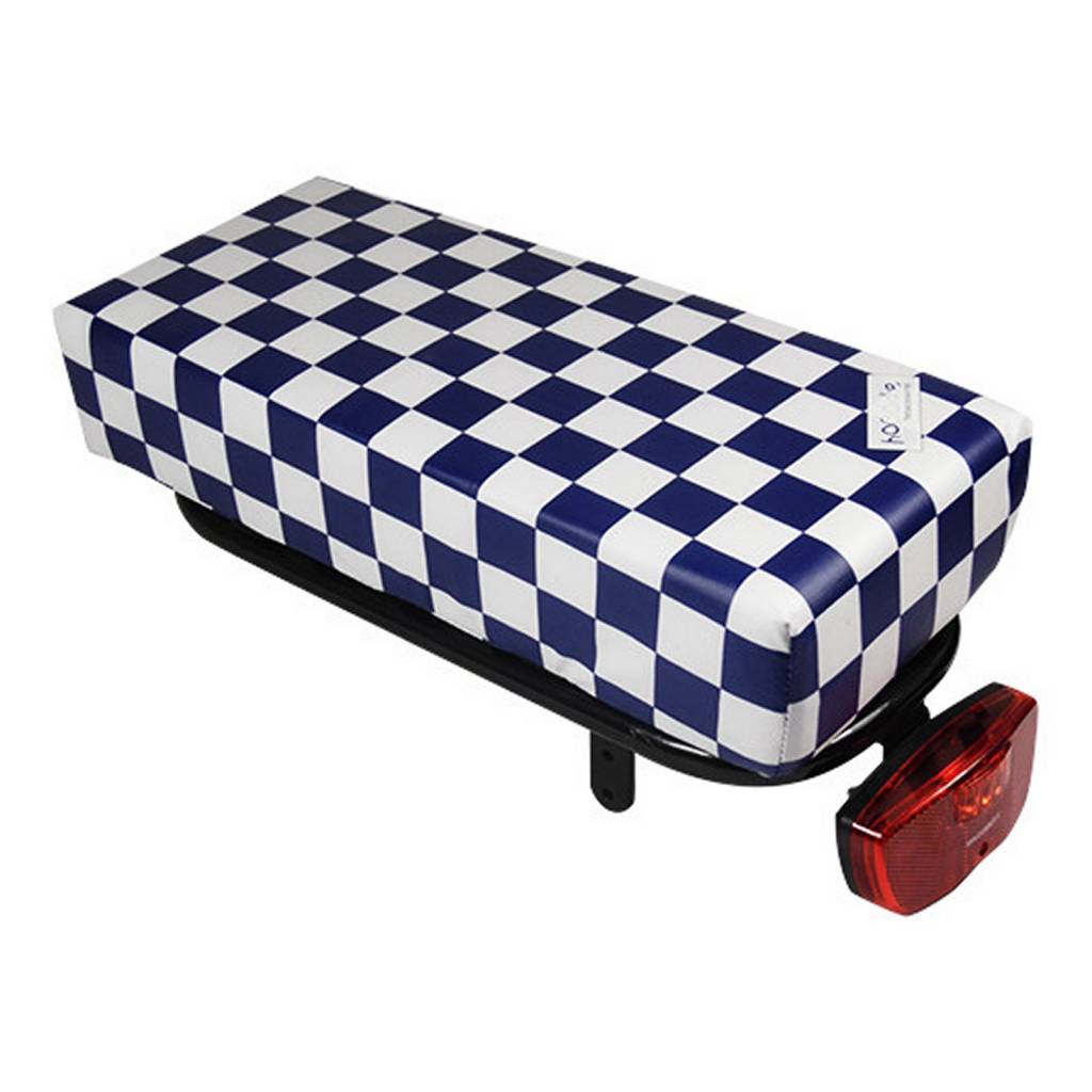 Bagagedragerkussen BIG Cushie Navy Checker