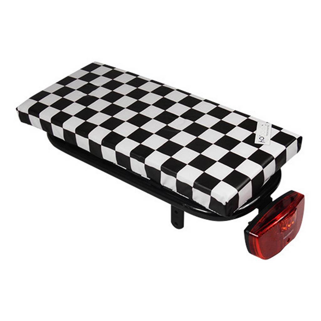 Bagagedragerkussen Cushie Black Checker