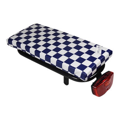 Hooodie Bagagedragerkussen Cushie Navy Checker