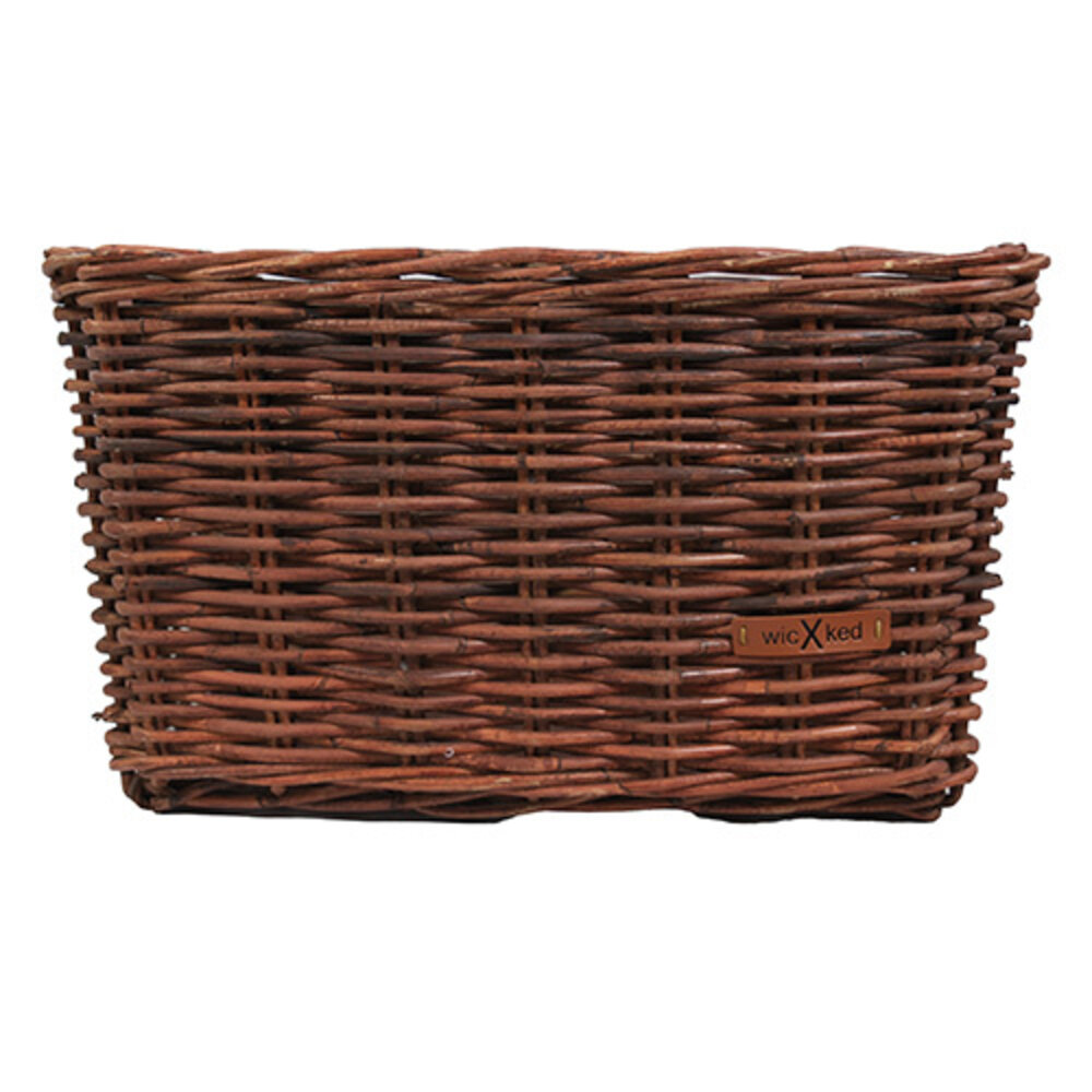 Wicked Rieten Fietsmand Bruin Maat XtraL arge Wicked Rieten Fietsmand Bruin Maat XtraL arge