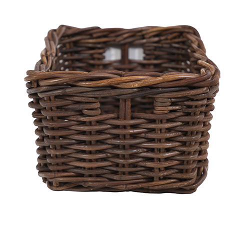 Rieten Fietsmand Bruin Maat Medium