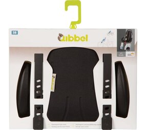 Qibbel stylingset luxe Uni zwart voorzitje Qibbel stylingset luxe Uni zwart voorzitje