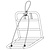 Snelbinder Loopfix Jakarta wit/zwart