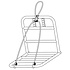 Snelbinder Loopfix Jakarta wit/zwart Snelbinder Loopfix Jakarta wit/zwart