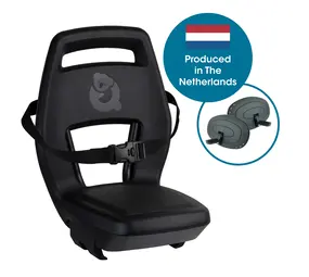 Qibbel achterzitje Junior 6+ zwart Qibbel achterzitje Junior 6+ zwart