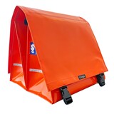 Clarijs Dubbele Fietstas XL PVC  46L Oranje