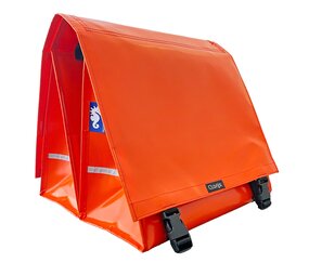 Clarijs Dubbele Fietstas XL PVC  46L Oranje Clarijs Dubbele Fietstas XL PVC  46L Oranje