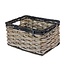 Mand Dijon L rotan grijs/zwart Mand Dijon L rotan grijs/zwart