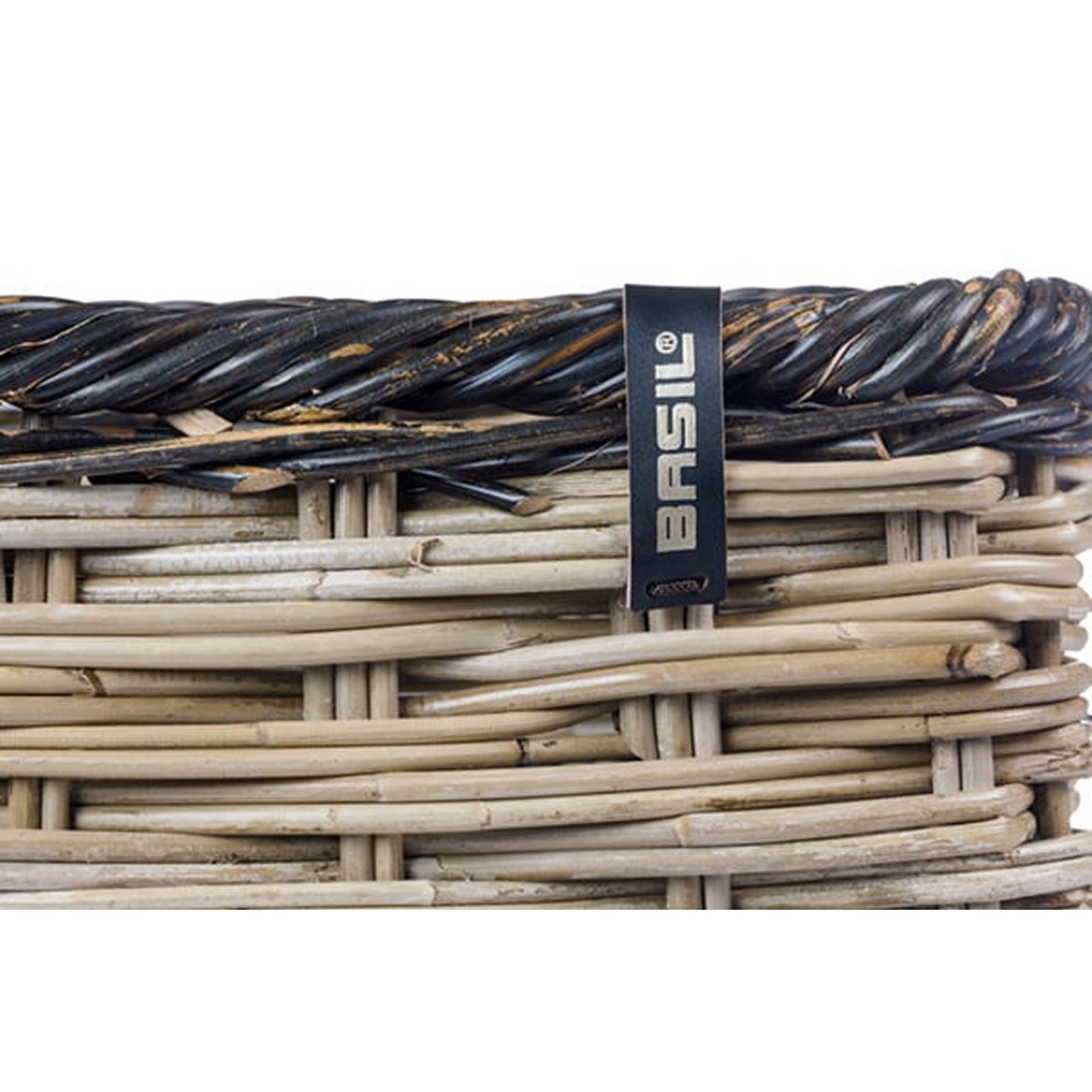 Mand Dijon Small rotan grijs/zwart