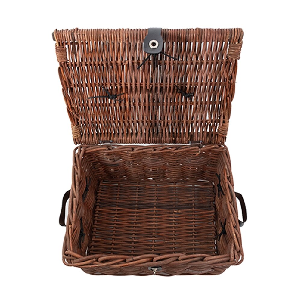 Wicked Picknickmand bakkersmand maat L, Bruin (47 x 36 x 26 cm) Wicked Picknickmand bakkersmand maat L, Bruin (47 x 36 x 26 cm)
