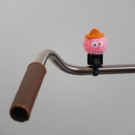 Belll Fietsbel  Zacht bolletje oranje  hoed