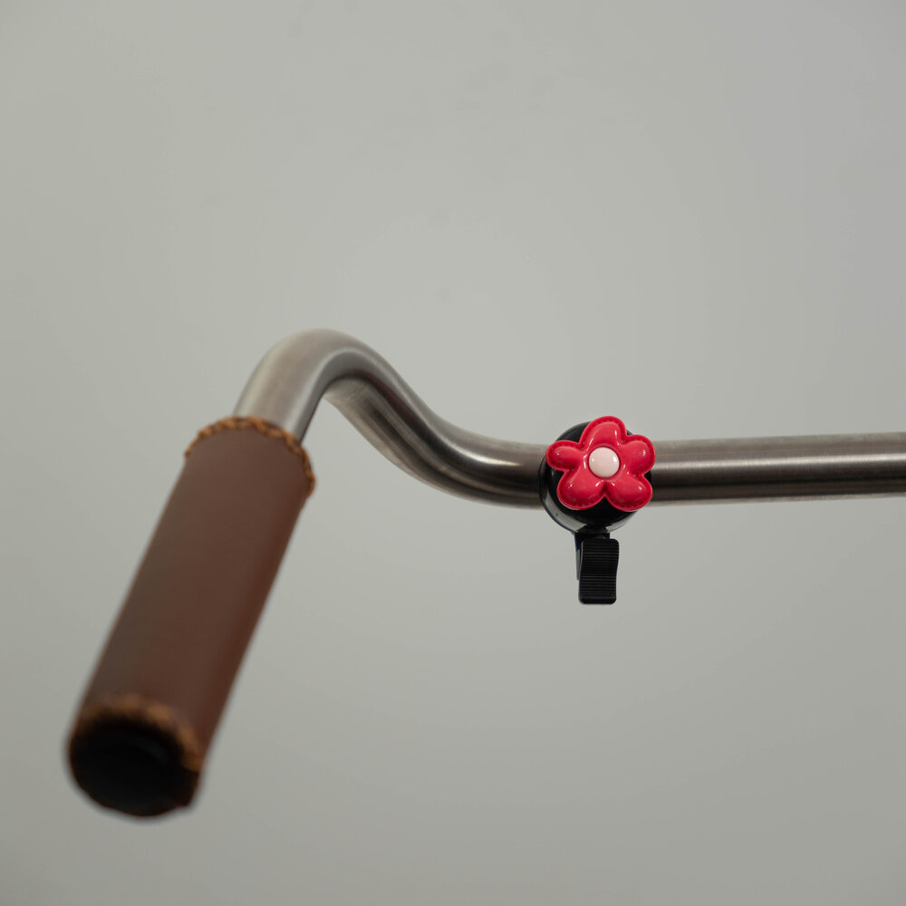 Belll Fietsbel Flower Red Belll Fietsbel Flower Red