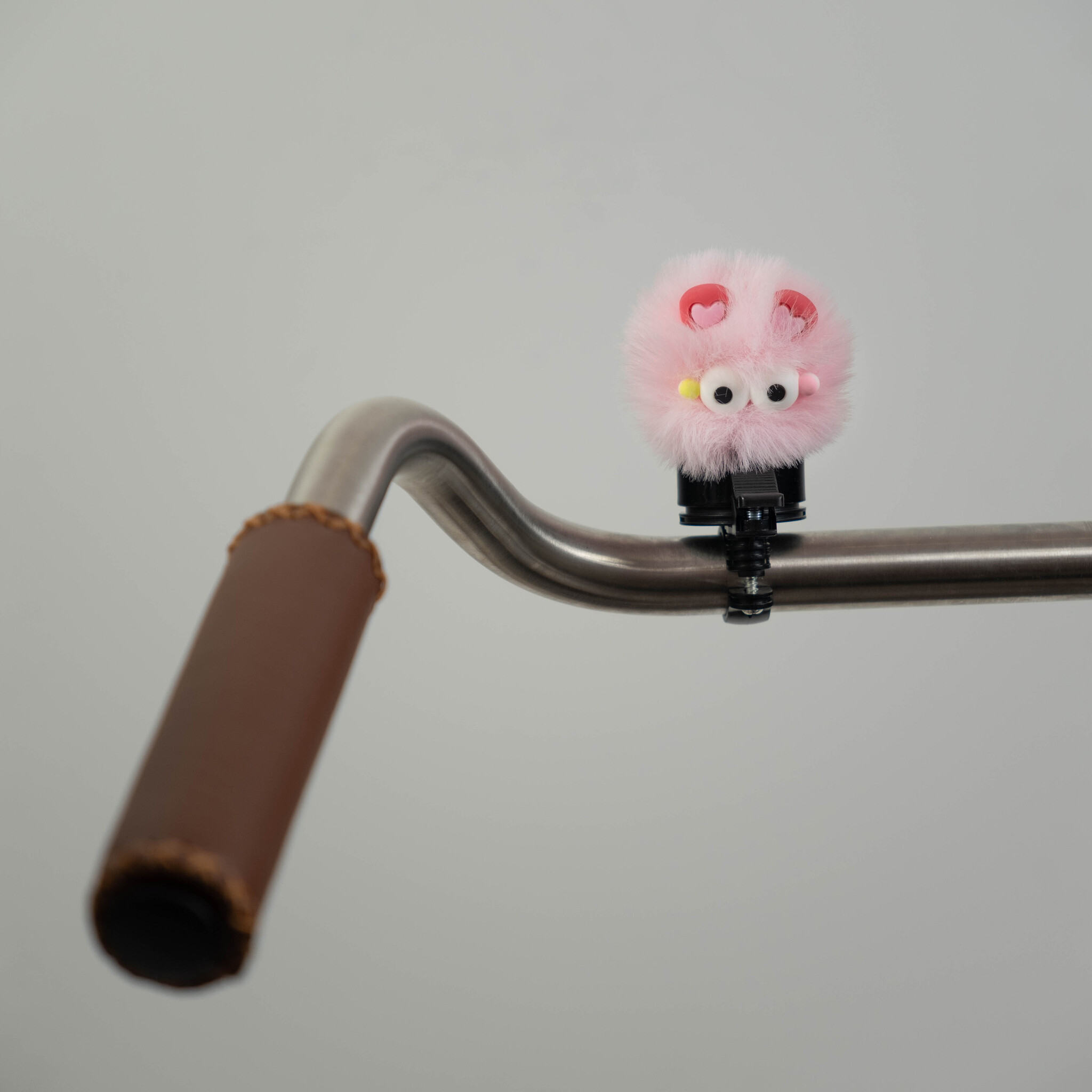 Fietsbel Zacht bolletje Pink