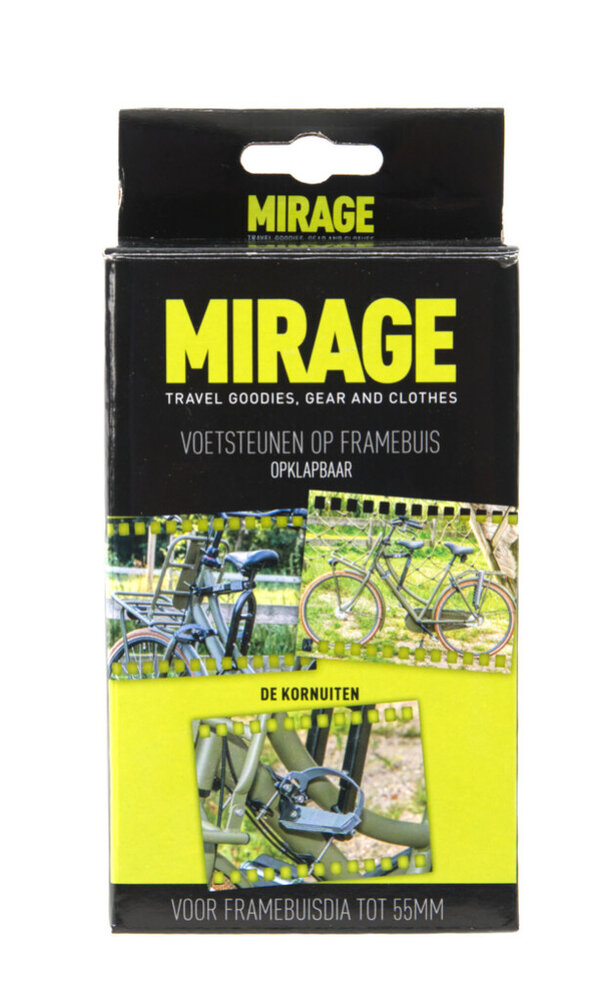 Mirage Buiszadel Set Herenfiets met Voetsteunen Herenfiets