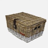 Wicked kratmand Witte rand  L met klep Wicked kratmand Witte rand  L met klep