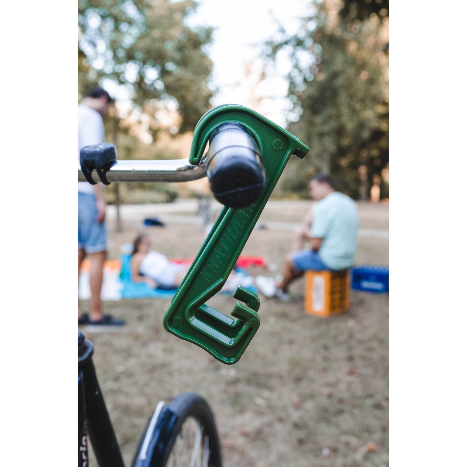 Haak voor Bierkrat op de fiets