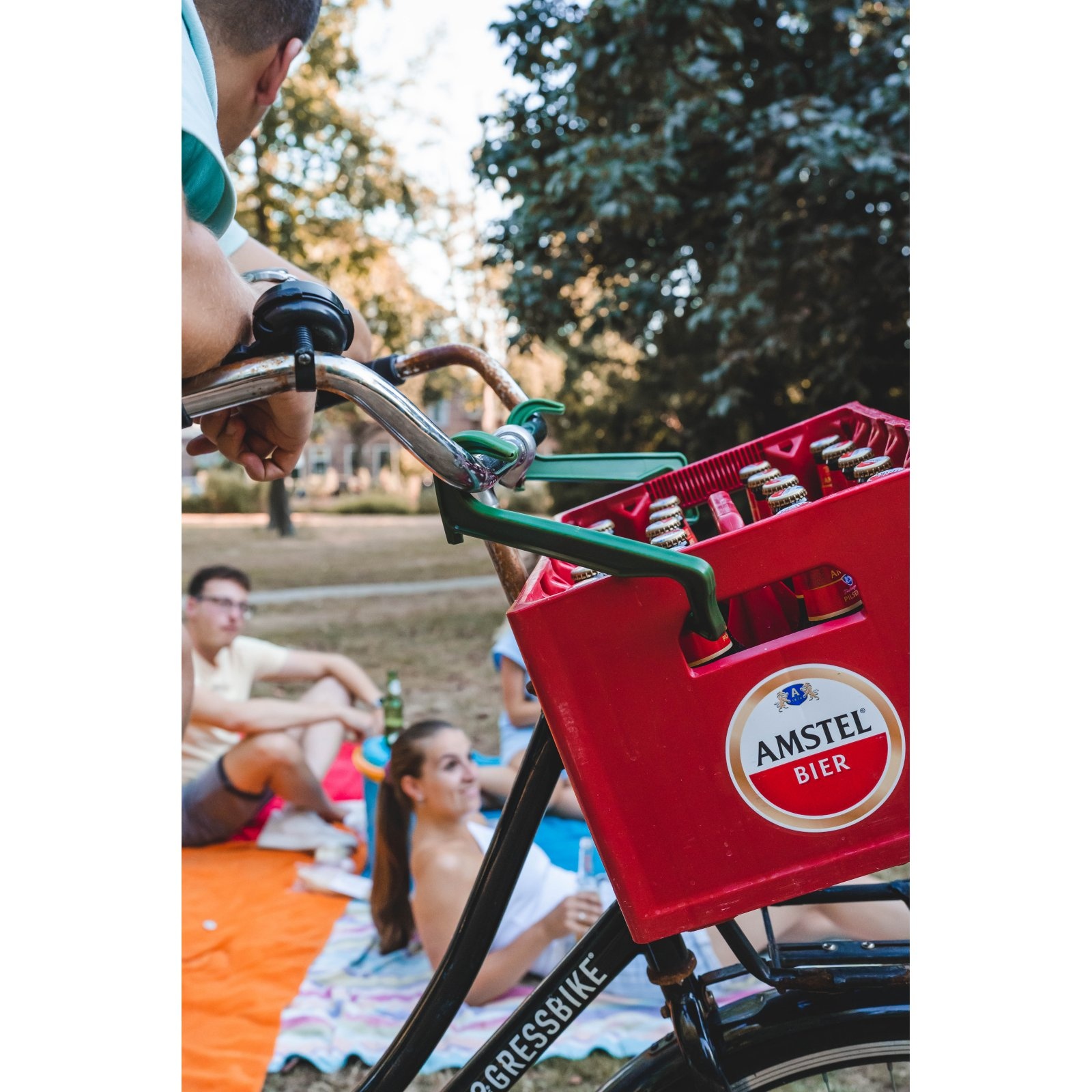 Haak voor Bierkrat op de fiets
