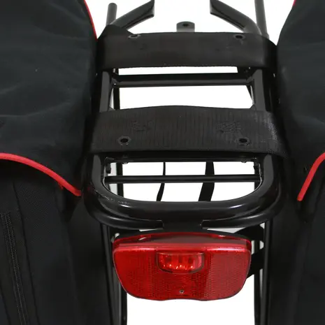 Beck Dubbele Sportieve Fietstas Gabe Zwart Zilver Beck Dubbele Sportieve Fietstas Gabe Zwart Zilver