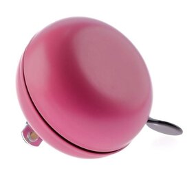 Niet verkeerd fietsbel Ding Dong 80mm cabarnet pink