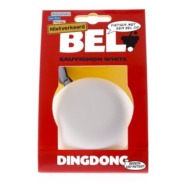 fietsbel Ding Dong 80mm sauvignon white