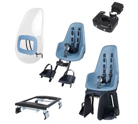 Bobike One Citadel Blue pakket Fietsstoeltjes Bobike One Citadel Blue pakket Fietsstoeltjes