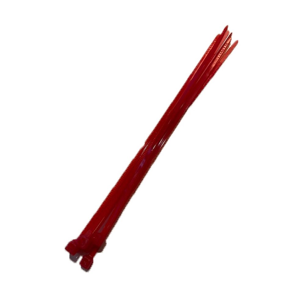 Trekbandjes Tie wraps Rood (6 stuks) 2,5 X 150 mm Trekbandjes Tie wraps Rood (6 stuks) 2,5 X 150 mm