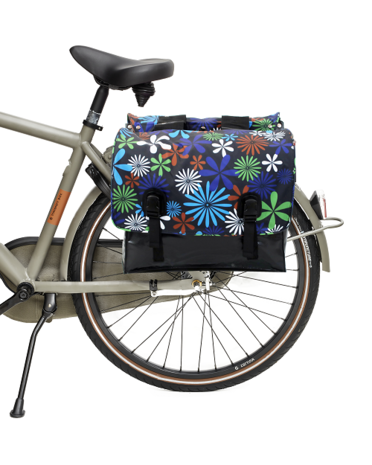 Beck Dubbele Fietstas Classic Rising Sun Beck Dubbele Fietstas Classic Rising Sun