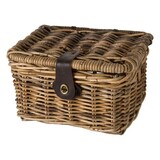 Fast Rider Rotan Fietsmand Junior Met Klep Bruin Fast Rider Rotan Fietsmand Junior Met Klep Bruin