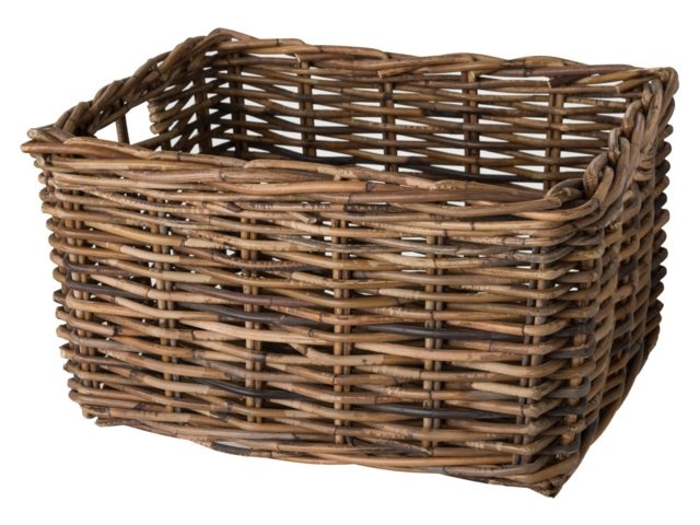 Rotan Fietsmand Medium Bruin