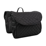 Beck Dubbele Fietstas Quilt  Zwart MIK Beck Dubbele Fietstas Quilt  Zwart MIK