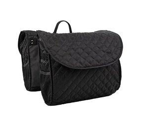 Beck Dubbele Fietstas Quilt  Zwart MIK Beck Dubbele Fietstas Quilt  Zwart MIK